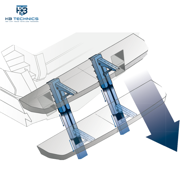 Hydraulic Linear Lift System, SWL from 500kg ~1200kg