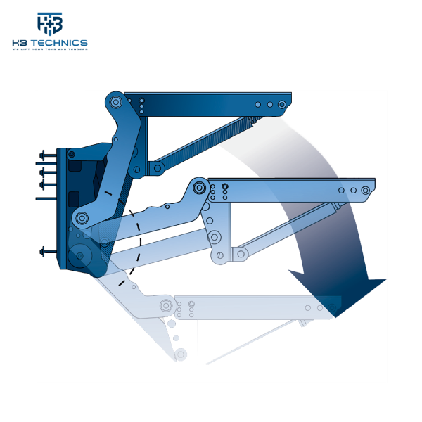 Hydraulic Rotation Lift System, SWL from 350kg ~2000kg