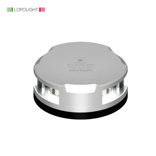 2NM Masthead/360° - White LED, Silver w/ FB Base