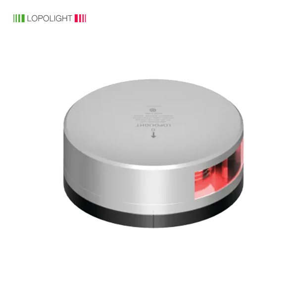 2NM Port - Red LED, Silver w/ FB Base
